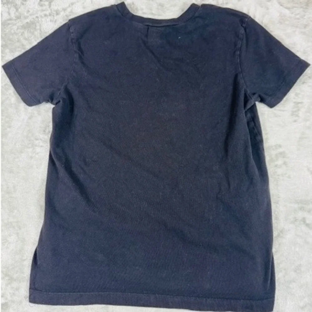 Vans T-Shirt Boys L Black Tiger Graphic Off The Wall‎ Short Sleeve Cotton Tee